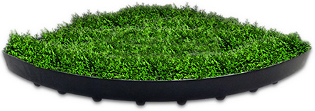 Semicircular Modular Sedum Trays